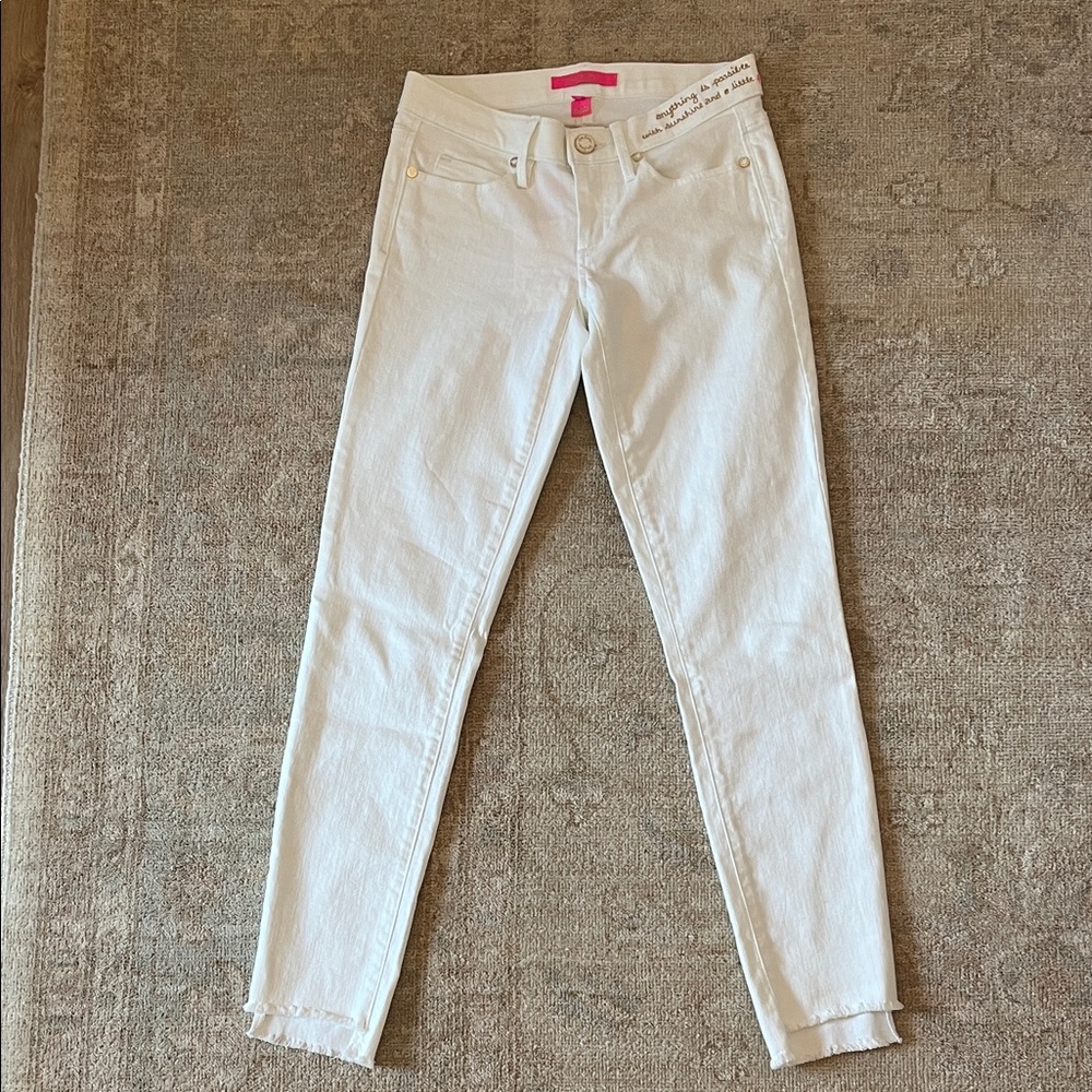 Lilly Pulitzer White Jeans